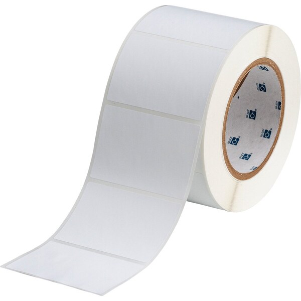 Eco-Friendly Matte White Polyester Labels 2 in H x 3 in W White 1000/RL